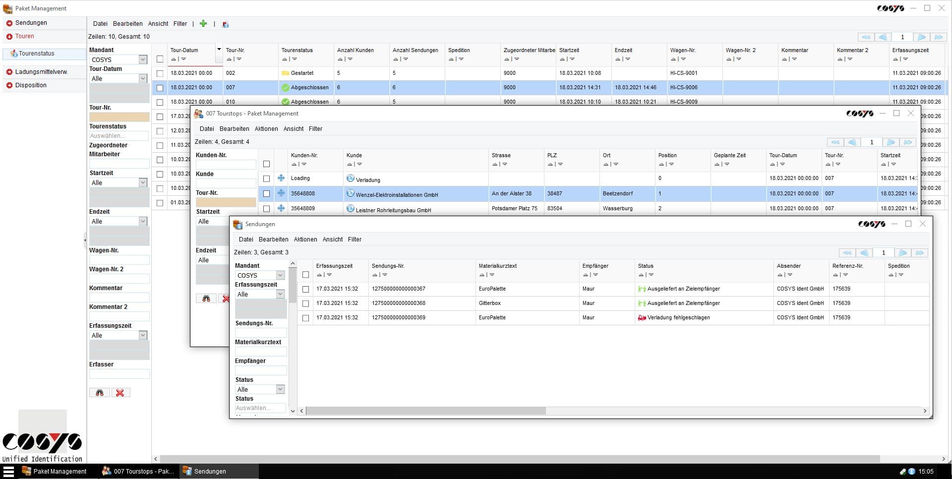 COSYS WebDesk Transport COSYS WebDesk Transport