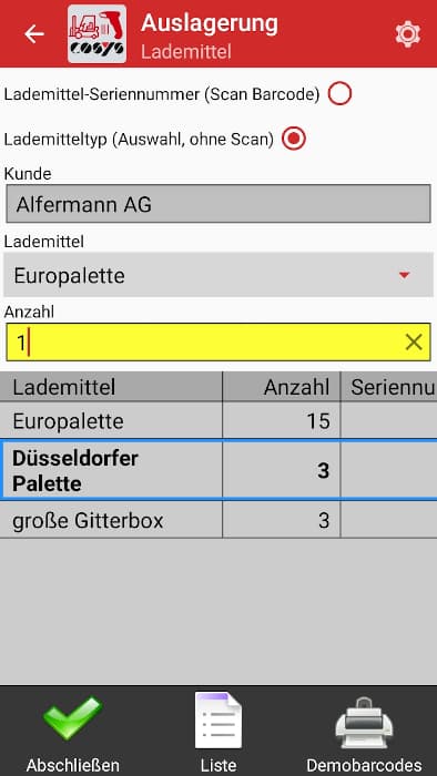 gestion autonome des moyens de chargement