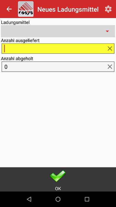 integrierte Lademittelverwaltung