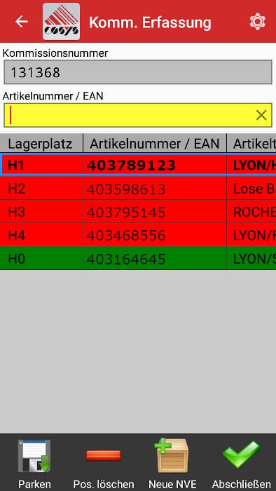 Entrepôt - Préparation des commandes