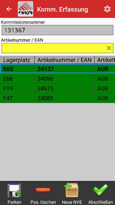 Entrepôt - Préparation des commandes
