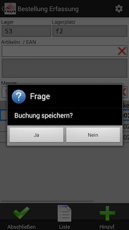 Prélèvement - Saisie