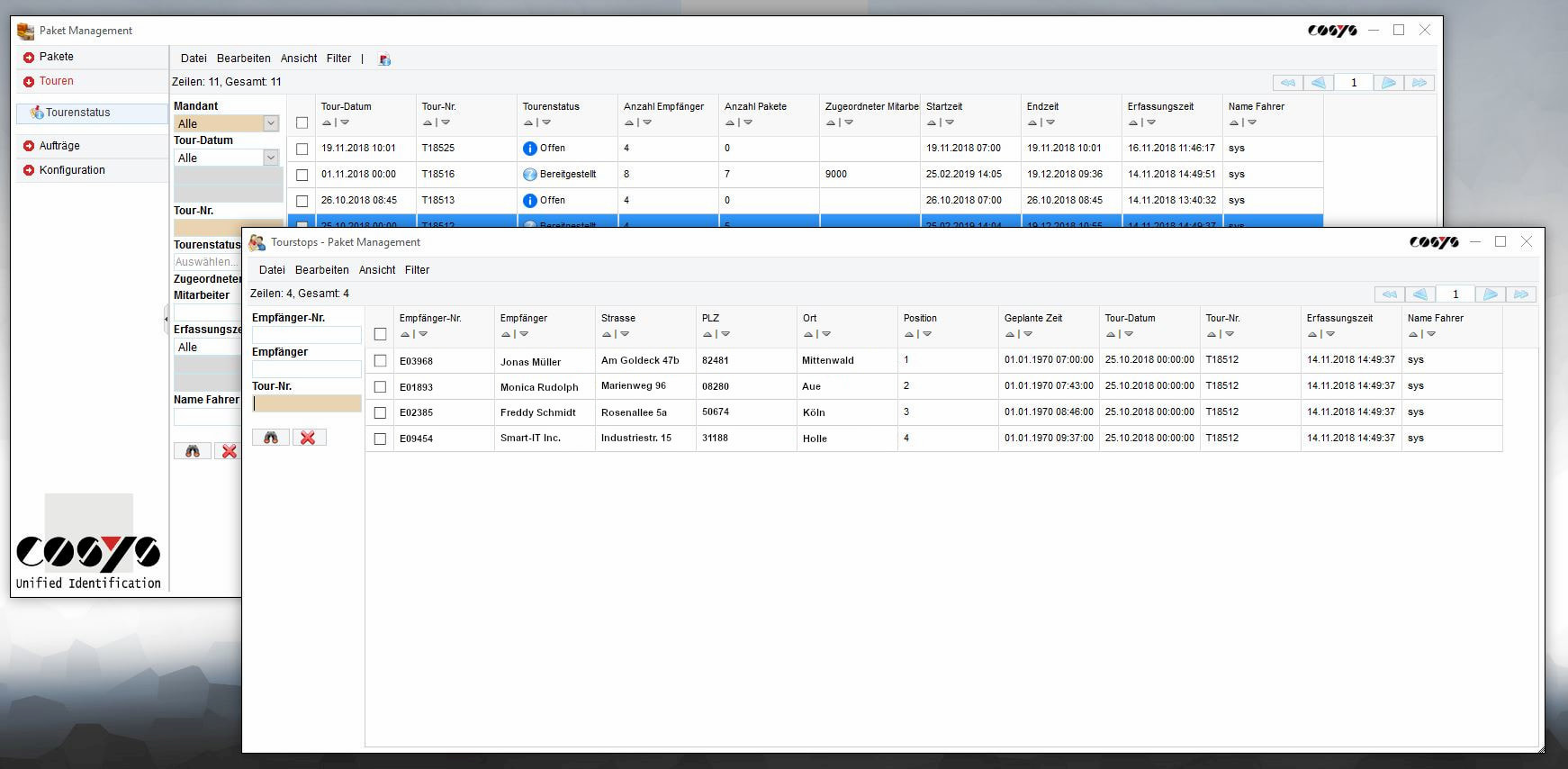 Numérisation de livraison inversée / collecte des clients Numérisation de livraison inversée / collecte des clients