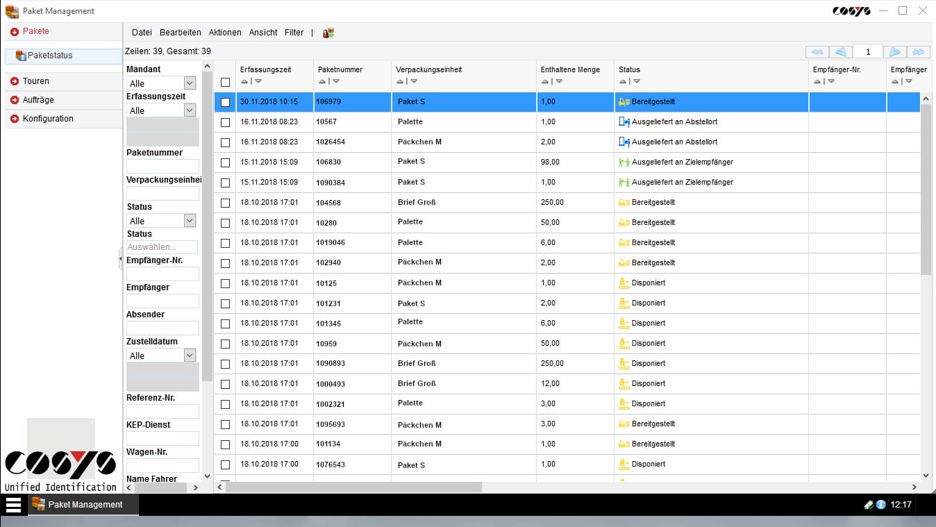 Numérisation de livraison inversée / collecte des clients Numérisation de livraison inversée / collecte des clients