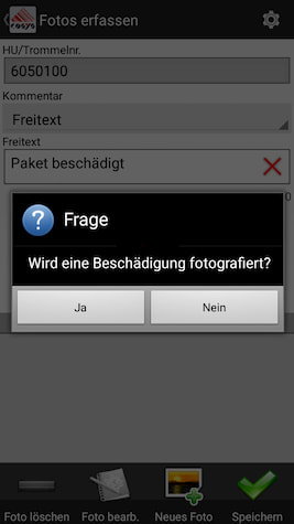 Numérisation de livraison inversée / collecte des clients