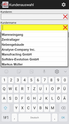 Numérisation de livraison inversée / collecte des clients