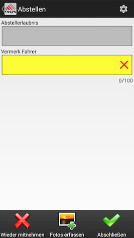 Livraison Scannage de livraison Saisie mobile des données