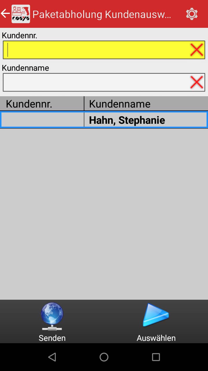 Enlèvement de colis Paketshop Software