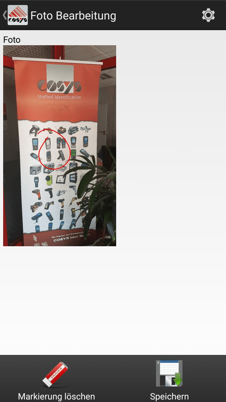 Préparation de commandes Édition d´articles Logiciel Android de COSYS