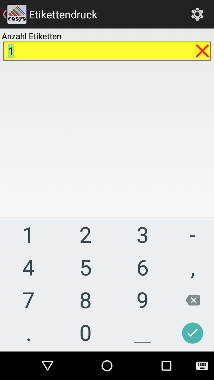 Contrôle des prix Logiciel COSYS Impression d´étiquettes
