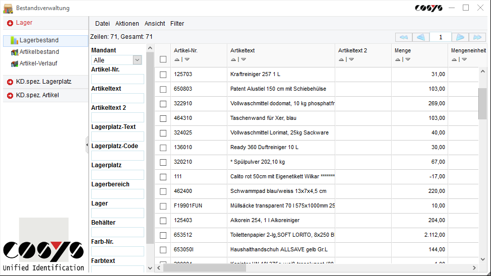 Gestion des stocks Stocks