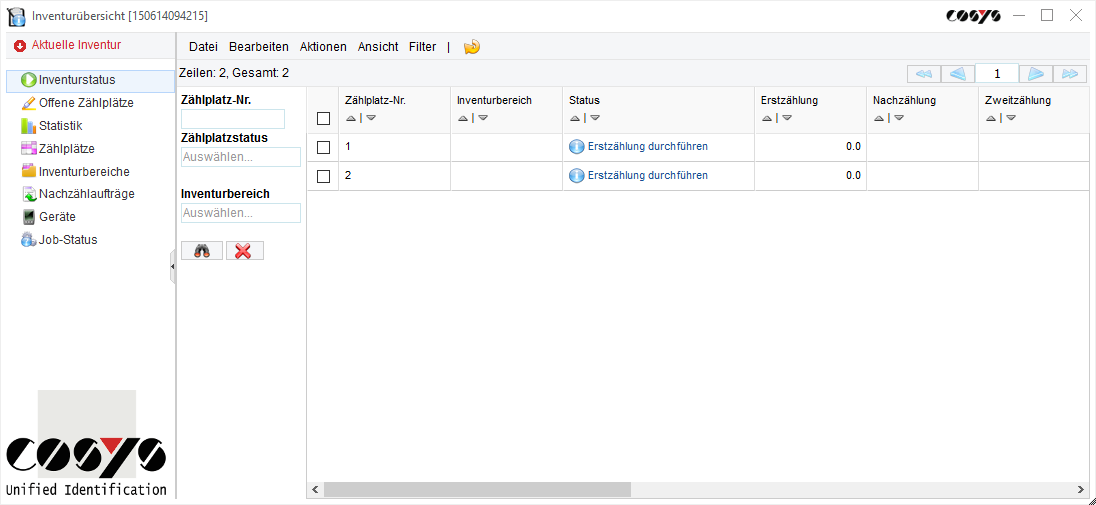 Aperçu de l´inventaire