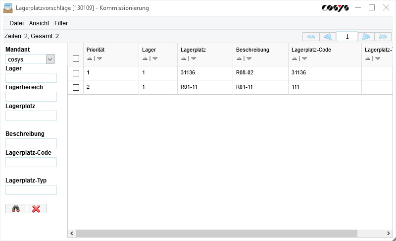 Préparation des commandes Propositions d´emplacements de stockage pour optimiser les trajets